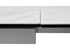 Стол BELLUNO 160 MARBLES KL-99 Белый мрамор матовый, итальянская керамика/ белый каркас, ®DISAUR в Сургуте - surgut.ok-mebel.com | фото 9