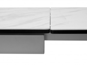 Стол BELLUNO 160 MARBLES KL-99 Белый мрамор матовый, итальянская керамика/ белый каркас, ®DISAUR в Сургуте - surgut.ok-mebel.com | фото 7