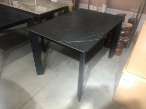 Стол CORNER 120 MATT BLACK MARBLE SOLID CERAMIC / BLACK, ®DISAUR в Сургуте - surgut.ok-mebel.com | фото 10