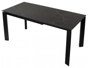 Стол CORNER 120 MATT BLACK MARBLE SOLID CERAMIC / BLACK, ®DISAUR в Сургуте - surgut.ok-mebel.com | фото 4