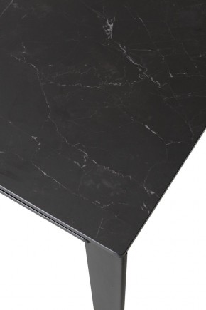 Стол CORNER 120 MATT BLACK MARBLE SOLID CERAMIC / BLACK, ®DISAUR в Сургуте - surgut.ok-mebel.com | фото 5