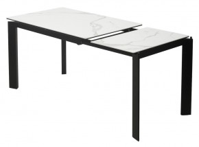 Стол CORNER 120 MATTE STATUARIO Белый мрамор матовый керамика, стекло/ черный каркас, ®DISAUR в Сургуте - surgut.ok-mebel.com | фото 4