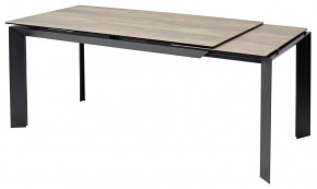 Стол CREMONA 180 KL-61 Под дерево, итальянская керамика / черный каркас, ®DISAUR в Сургуте - surgut.ok-mebel.com | фото 7