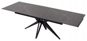 Стол FORIO 160 MATT BLACK MARBLE SOLID CERAMIC / BLACK, ®DISAUR в Сургуте - surgut.ok-mebel.com | фото 5