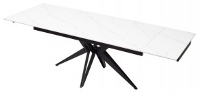 Стол FORIO 160 MATT WHITE MARBLE SOLID CERAMIC / BLACK, ®DISAUR в Сургуте - surgut.ok-mebel.com | фото 7