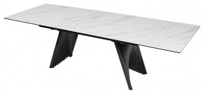 Стол IVAR 180 MARBLES KL-99 Белый мрамор, итальянская керамика, ®DISAUR в Сургуте - surgut.ok-mebel.com | фото 9