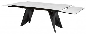 Стол IVAR 200 MARBLES KL-99 Белый мрамор, итальянская керамика, ®DISAUR в Сургуте - surgut.ok-mebel.com | фото 5