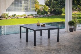 Стол раскладной Джули (Julie Double table 2 configurations) Графит в Сургуте - surgut.ok-mebel.com | фото 2