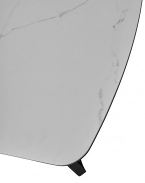 Стол RASMUS 160 TL-45 Белый мрамор, испанская керамика / черный каркас, ®DISAUR в Сургуте - surgut.ok-mebel.com | фото 6