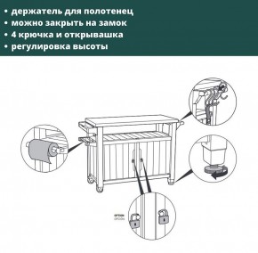 Столик для барбекю 207 Л (Unity XL 207L) в Сургуте - surgut.ok-mebel.com | фото 8