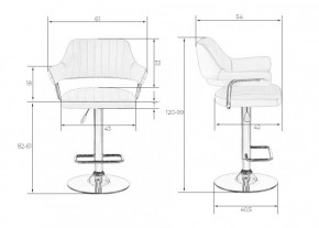 Стул барный DOBRIN CHARLY LM-5019 (черный) в Сургуте - surgut.ok-mebel.com | фото 2