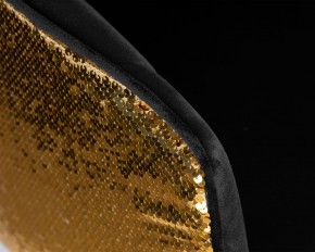 Стул барный DOBRIN DARCY GOLD SHINY, черный велюр с золотыми пайетками в Сургуте - surgut.ok-mebel.com | фото 8