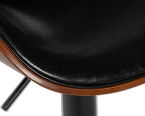 Стул барный DOBRIN KARTER BLACK, коричневый орех дерево (BWW), черный PU в Сургуте - surgut.ok-mebel.com | фото 8