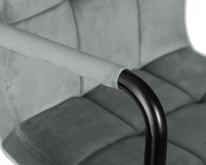 Стул барный DOBRIN KRUGER ARM BLACK, серый велюр (MJ9-75) в Сургуте - surgut.ok-mebel.com | фото 7
