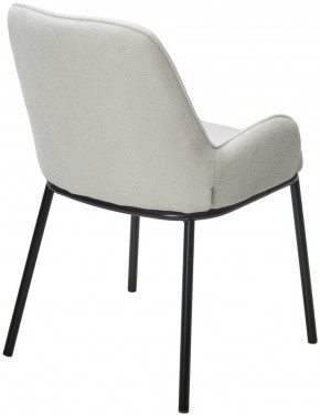 Стул BRIO CATO-01 Белый, фактурная ткань / черный каркас, ®DISAUR в Сургуте - surgut.ok-mebel.com | фото 5