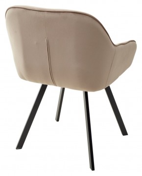 Стул GALE 360 град. поворот. BLUVEL-40 BEIGE, велюр/ черный каркас, М-City в Сургуте - surgut.ok-mebel.com | фото 4
