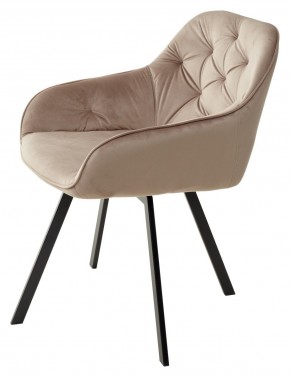 Стул GALE 360 град. поворот. BLUVEL-40 BEIGE, велюр/ черный каркас, М-City в Сургуте - surgut.ok-mebel.com | фото 5