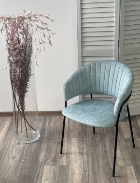 Стул ГЕММА, цвет RAIN 7 breeze, велюр / черный каркас М-City в Сургуте - surgut.ok-mebel.com | фото 4