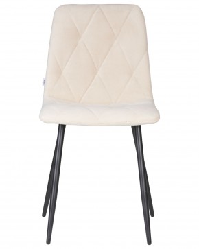 Стул обеденный DOBRIN CHILLY ROMBO, Бежевый Simple 44, основание черный в Сургуте - surgut.ok-mebel.com | фото 6