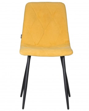 Стул обеденный DOBRIN CHILLY ROMBO, Горчичный Simple 15, основание черное в Сургуте - surgut.ok-mebel.com | фото 6