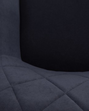 Стул обеденный DOBRIN ROBY, ЭМАЛЬ ЧЕРНЫЙ МУАР велюр Catania Dark Blue в Сургуте - surgut.ok-mebel.com | фото 11