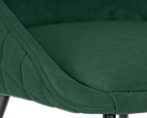 Стул обеденный DOBRIN STELLA, ЭМАЛЬ ЧЕРНЫЙ МУАР велюр Catania Izumrud в Сургуте - surgut.ok-mebel.com | фото 8