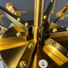Светильник на штанге Imperiumloft RH Marais Round Chandelier 40,2668 в Сургуте - surgut.ok-mebel.com | фото 5