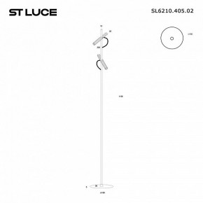 Торшер ST-Luce LILT SL6210.405.02 в Сургуте - surgut.ok-mebel.com | фото 2