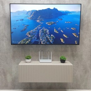 Тумба подвесная под ТВ LINES MTV3-MA 900 Бежевый (Леда-М 10.1.5) в Сургуте - surgut.ok-mebel.com | фото 3
