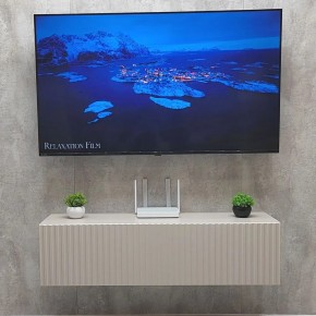 Тумба подвесная под ТВ LINES MTV4-MA 1150 Бежевый (Леда-М 10.1.5) в Сургуте - surgut.ok-mebel.com | фото 2