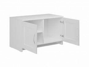 Тумба СИРИУС двухдверная низкая, цвет белый в Сургуте - surgut.ok-mebel.com | фото 2