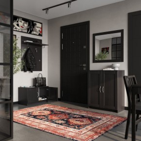 Тумба СИРИУС двухдверная низкая, цвет Дуб Венге в Сургуте - surgut.ok-mebel.com | фото 4