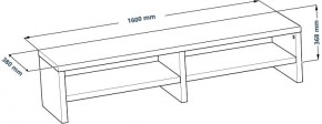 ТВ-тумба Энкель ТВ16, тамбурат, цвет дуб беленый в Сургуте - surgut.ok-mebel.com | фото 3