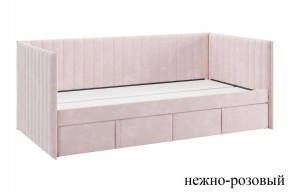 ТВИКС Кровать (софа) с ящиками 900 (нежно-розовый) в Сургуте - surgut.ok-mebel.com | фото