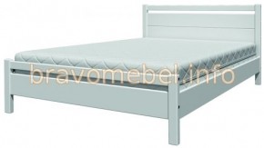 ВЕРОНИКА-1 Кровать из массива 900 (Белый Античный) в Сургуте - surgut.ok-mebel.com | фото