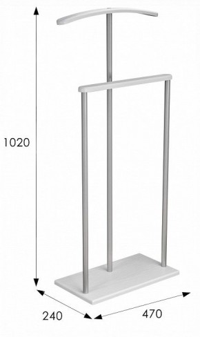Вешалка для костюма Дэви 1 в Сургуте - surgut.ok-mebel.com | фото 6