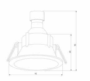 Встраиваемый светильник Elektrostandard Side 25059/01 в Сургуте - surgut.ok-mebel.com | фото 6