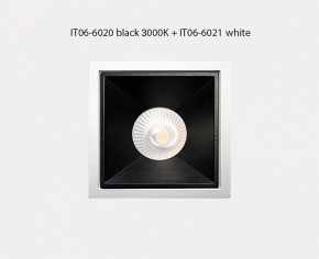 Встраиваемый светильник Italline IT06-6020 IT06-6020 black 3000K + IT06-6021 black в Сургуте - surgut.ok-mebel.com | фото 3