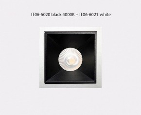 Встраиваемый светильник Italline IT06-6020 IT06-6020 black 4000K + IT06-6021 black в Сургуте - surgut.ok-mebel.com | фото 3