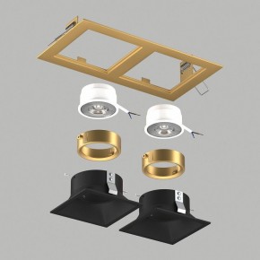 Встраиваемый светильник Lightstar Domino D5230707GMOD в Сургуте - surgut.ok-mebel.com | фото 2