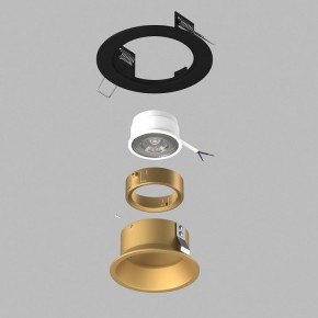 Встраиваемый светильник Lightstar Domino D61703GMOD в Сургуте - surgut.ok-mebel.com | фото 3