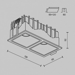 Встраиваемый светильник Maytoni Alfa LED DL043-02-10W3K-SQ-W-1 в Сургуте - surgut.ok-mebel.com | фото 10