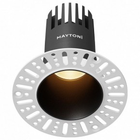 Встраиваемый светильник Maytoni Dip DL120-10W-2.7K-TRS-B в Сургуте - surgut.ok-mebel.com | фото