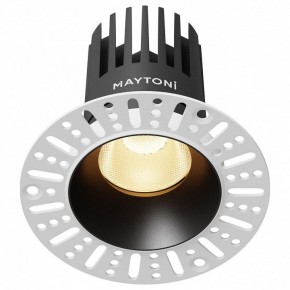 Встраиваемый светильник Maytoni Dip DL121-15W-2.7K-TRS-B в Сургуте - surgut.ok-mebel.com | фото