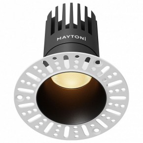 Встраиваемый светильник Maytoni Dip DL122-15W-2.7K-TRS-B в Сургуте - surgut.ok-mebel.com | фото