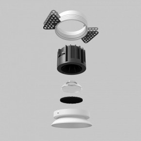 Встраиваемый светильник Maytoni Round DL058-12W2.7K-TRS-W в Сургуте - surgut.ok-mebel.com | фото 5
