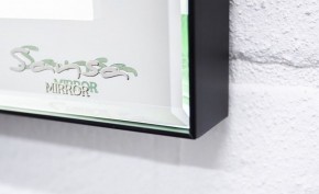 Зеркало Even 100 black с подсветкой Sansa (SE1052Z) в Сургуте - surgut.ok-mebel.com | фото 3