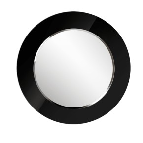 Зеркало круглое черный (РМ/02) в Сургуте - surgut.ok-mebel.com | фото 1